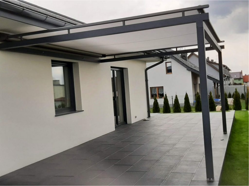 Pergola tarasowa AluFence